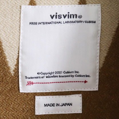 VISVIM HOPILAND COAT NATIVE BLANKET Brown Size 2