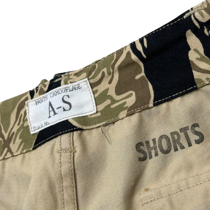 BUZZ RICKSON’S Gold Tiger Camo Shorts Size S