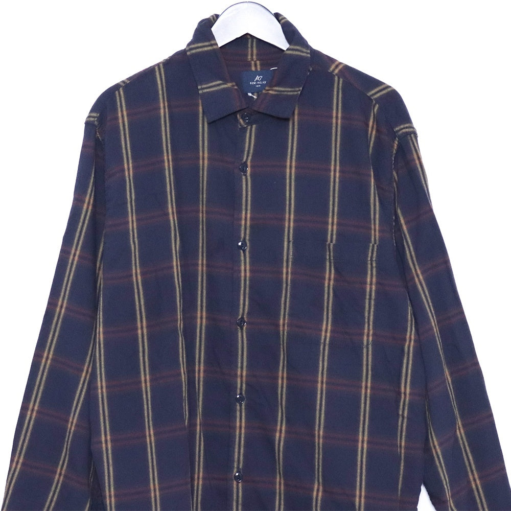 Remi Relief C/Cu Check Long-Sleeve Button-Up Shirt