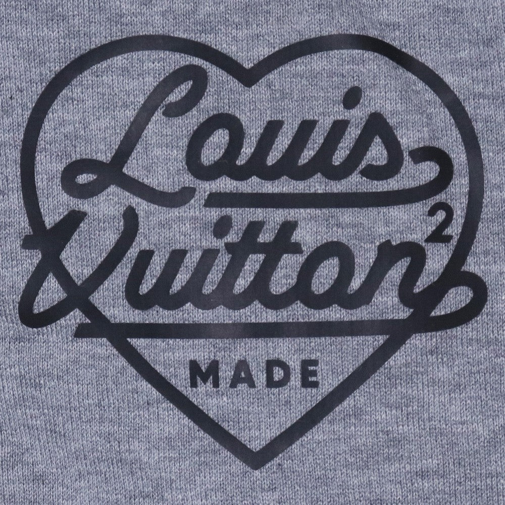 LOUIS VUITTON x NIGO 22SS Printed Heart Shorts Gray Size XL