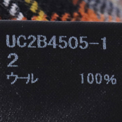 UNDERCOVER Zip Design Check Pants Gray Size 2