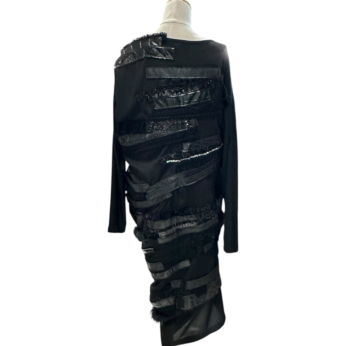 JUNYA WATANABE 24AW Multi-Fabric Dress Black Size S