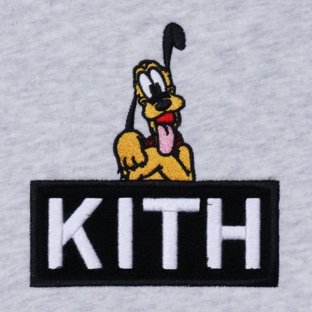 Disney KITH Cyber Monday Pluto Logo Hoodie Gray Size L