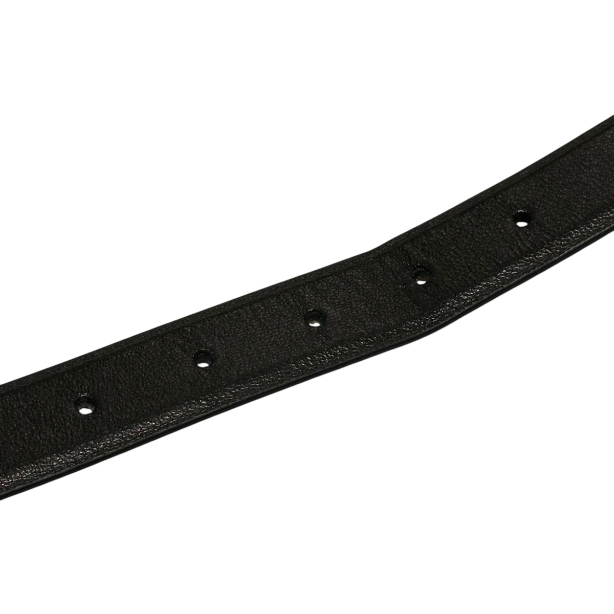 MAISON MARGIELA Square-Buckle Leather Belt Black Size 80