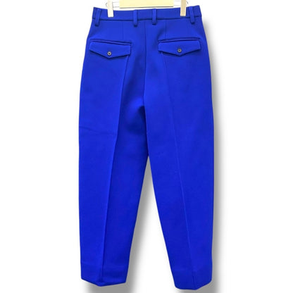 STEIN 23SS High Count Knit Pin Tuck Wide Pants Blue Size M