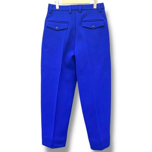 STEIN 23SS High Count Knit Pin Tuck Wide Pants Blue Size M