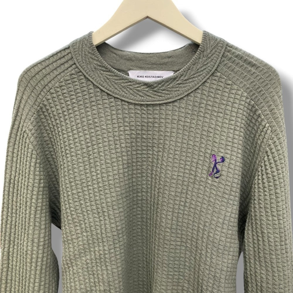 KIKO KOSTADINOV 23AW Sorelle Jumper Knit Green Size 48