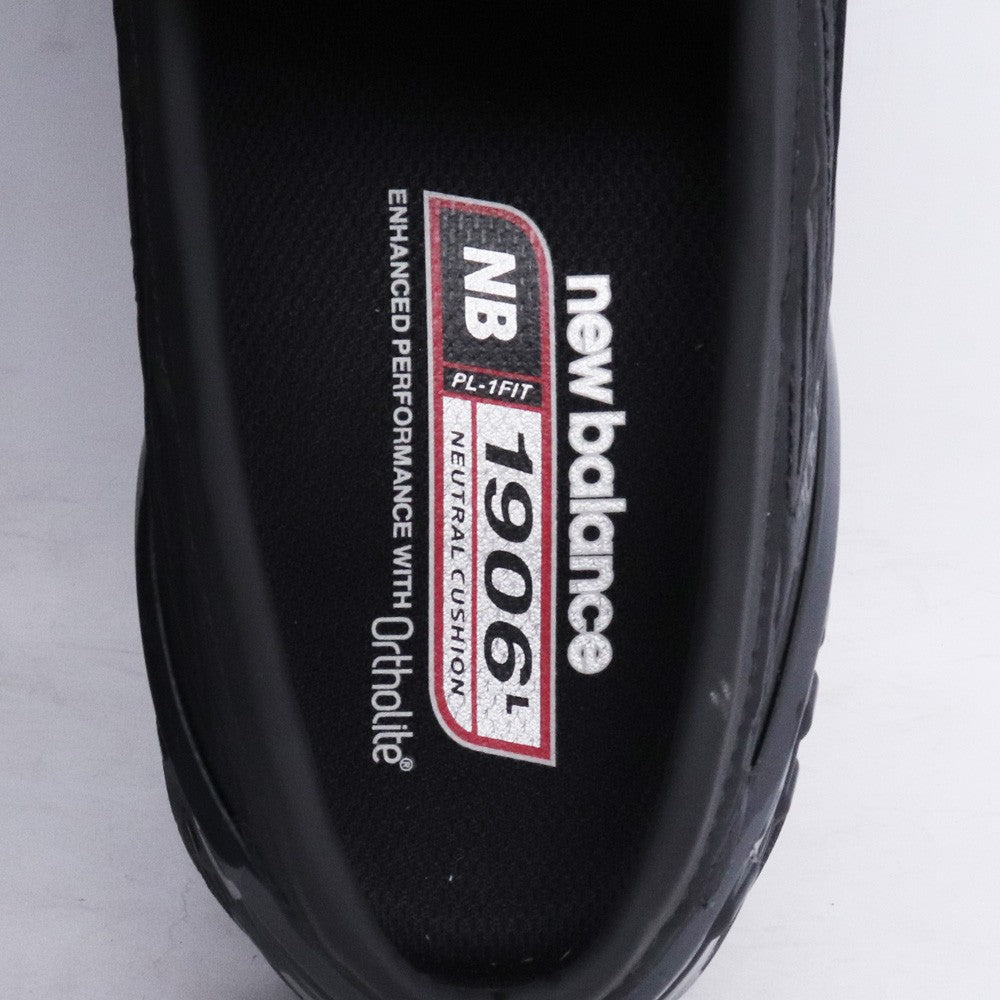 NEW BALANCE 1906L Black Angora Loafer Sneakers Size 26cm