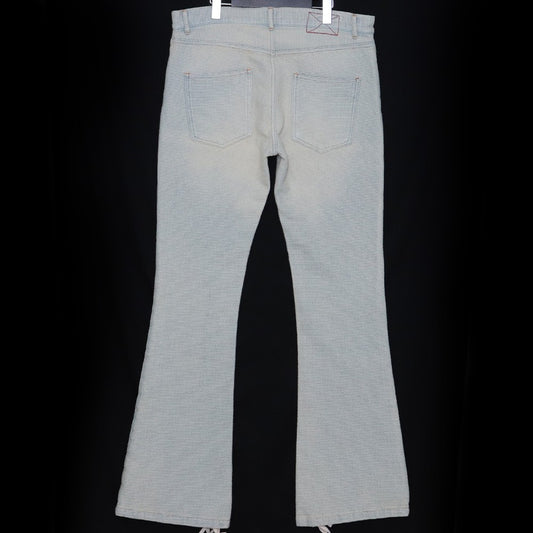 MLVINCE Sashiko Flare Jeans Indigo Size 34