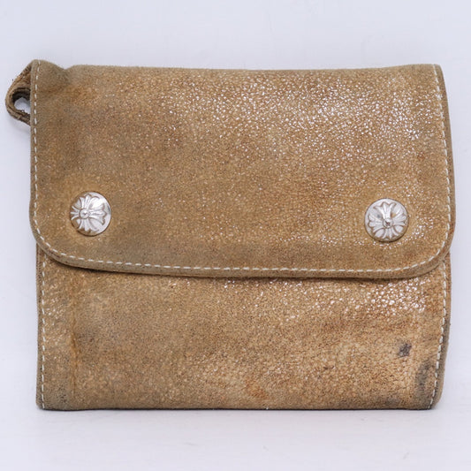 CHROME HEARTS Wave Mini Crossball Wallet Brown Size ONE SIZE