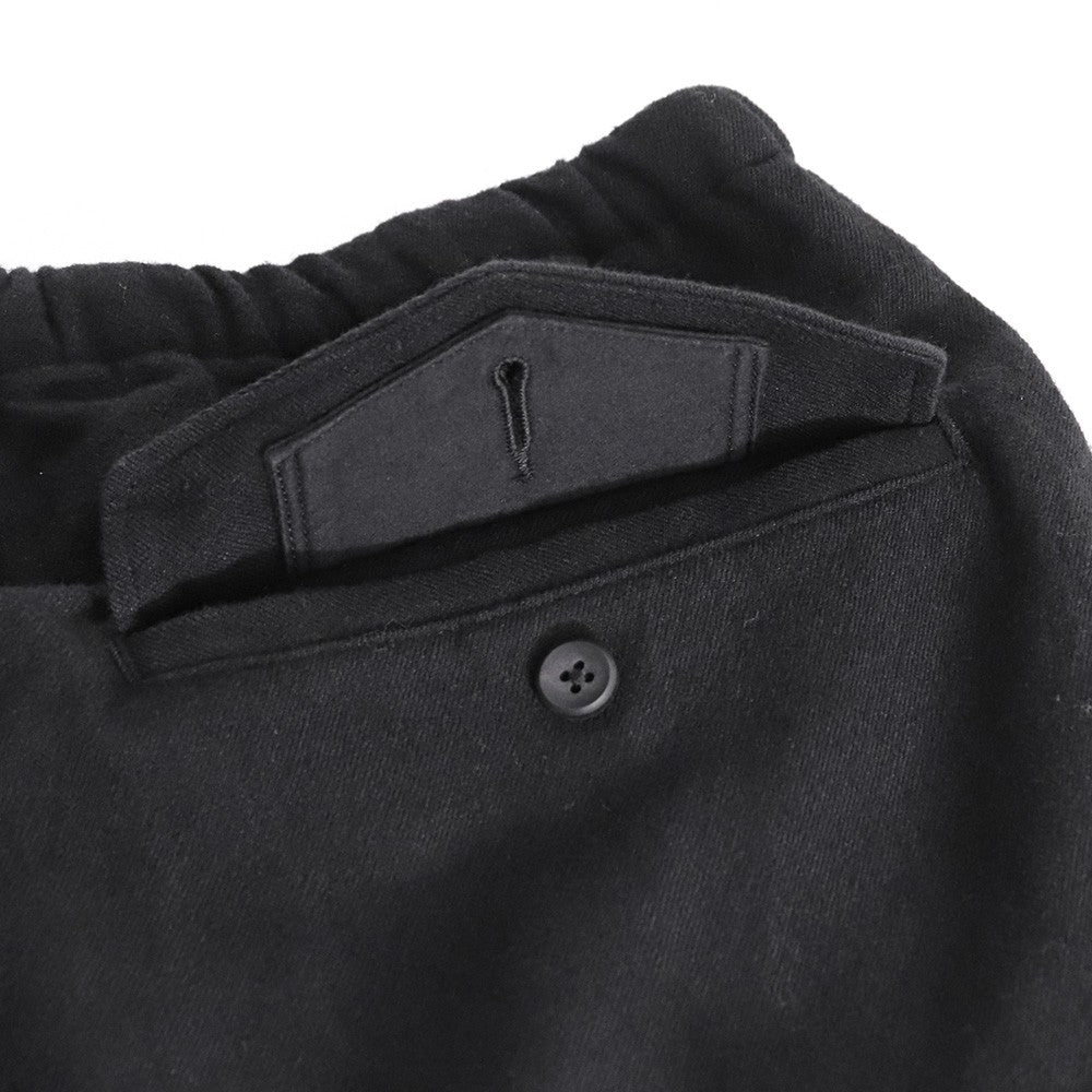 SUS-SOUS Black Wool Cargo Pants Size 7