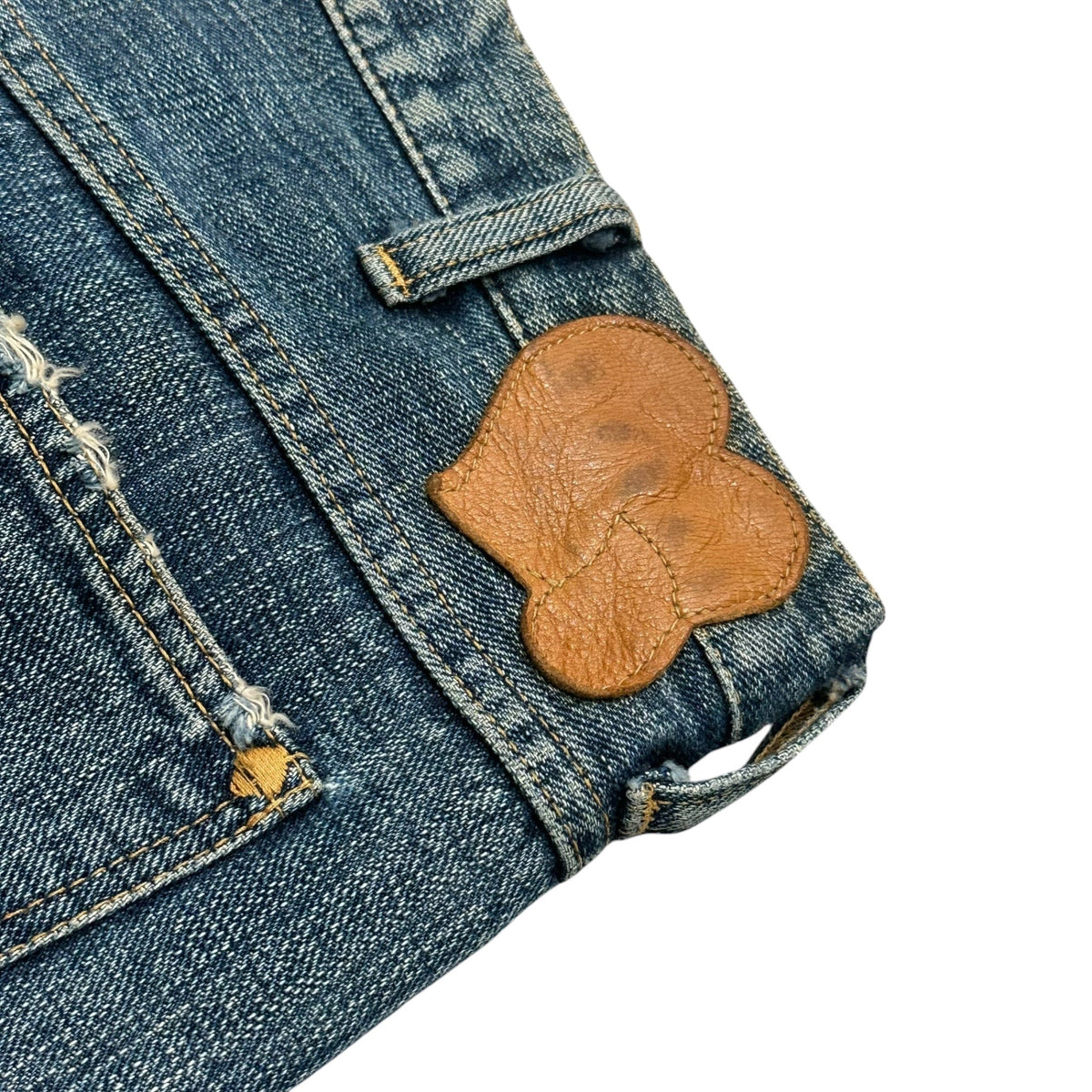 NUMBER (N)INE 03AW "TOUCH ME I'M SICK" Patchwork Denim Pants
