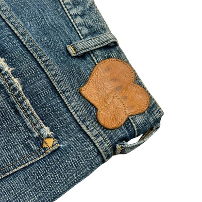 NUMBER (N)INE 03AW "TOUCH ME I'M SICK" Patchwork Denim Pants
