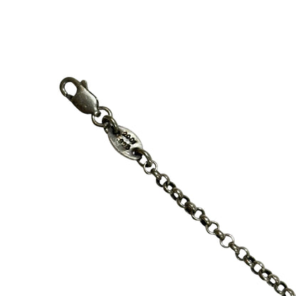 CHROME HEARTS CH Cross Baby Fat 18" Roll Necklace Silver