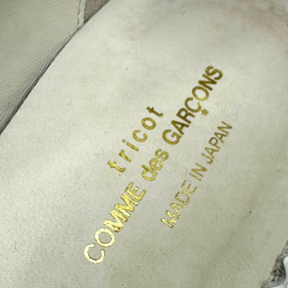 tricot COMME des GARCONS Medallion Leather Pumps Size 24CM