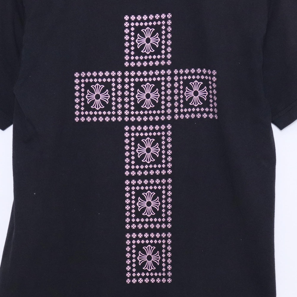 CHROME HEARTS Old CH Plus Crossprint T-Shirt Black Size S