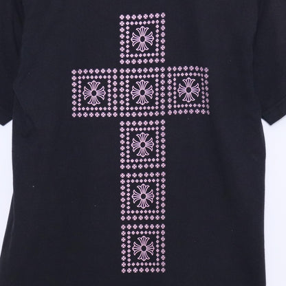 CHROME HEARTS Old CH Plus Crossprint T-Shirt Black Size S