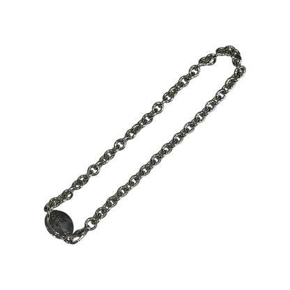 TIFFANY & CO. Round Return to Chain Silver Necklace