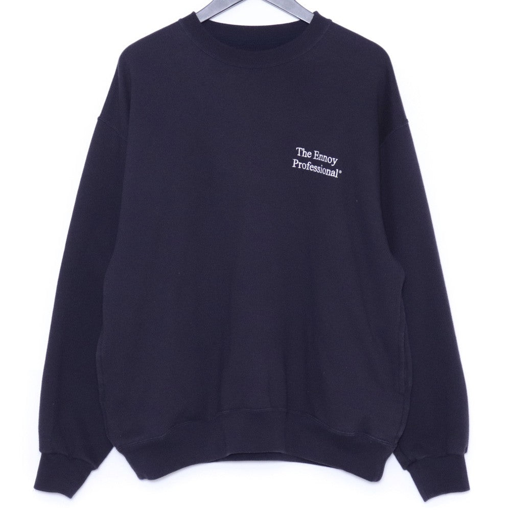 THE ENNOY PROFESSIONAL 25SS Crewneck Sweatshirt Navy Sweatshirt Size L