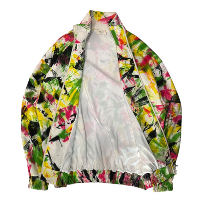 CELINE 22SS Tie-Dye Paint Print Track Jacket Multi Size S