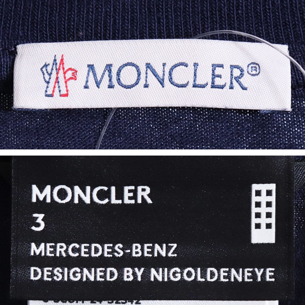 Moncler GENIUS x MERCEDES BENZ BY NIGO Navy T-Shirt Size M