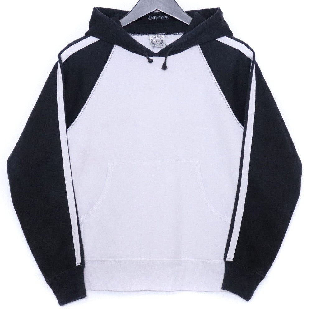 CHROME HEARTS OLD T-Bar Logo Raglan Hoodie White Size XS