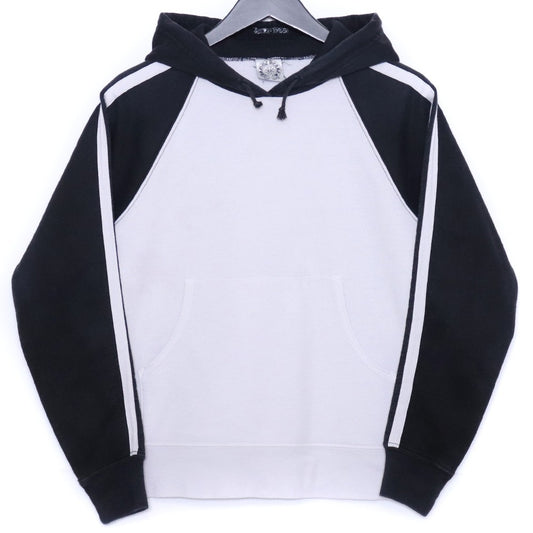 CHROME HEARTS OLD T-Bar Logo Raglan Hoodie White Size XS