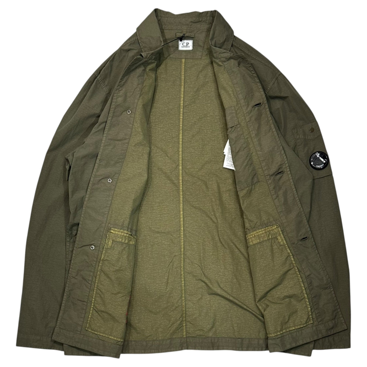 C.P.COMPANY 24SS Flatt Nylon Chore Jacket Green Size 52