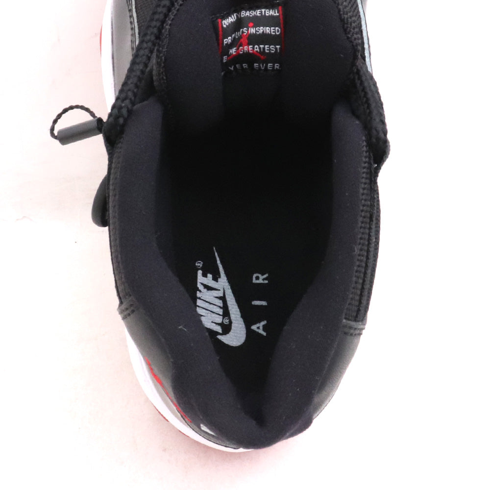 Nike AIR JORDAN 11 RETRO BRED Black Sneakers Size 27cm