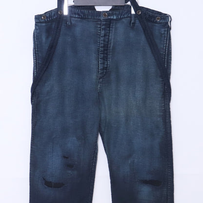 Visvim 21AW Travailleur Braces Indigo Denim Size 3