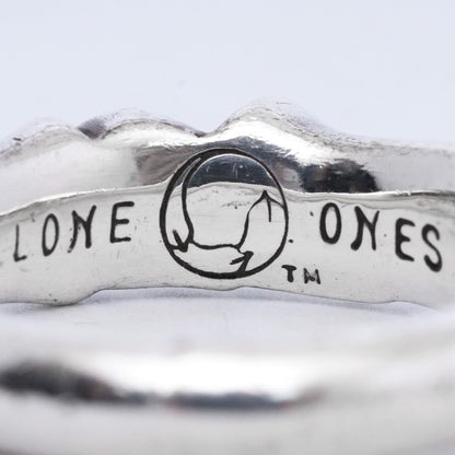 LONE ONES Tee Ring Medium Silver Size ONE SIZE