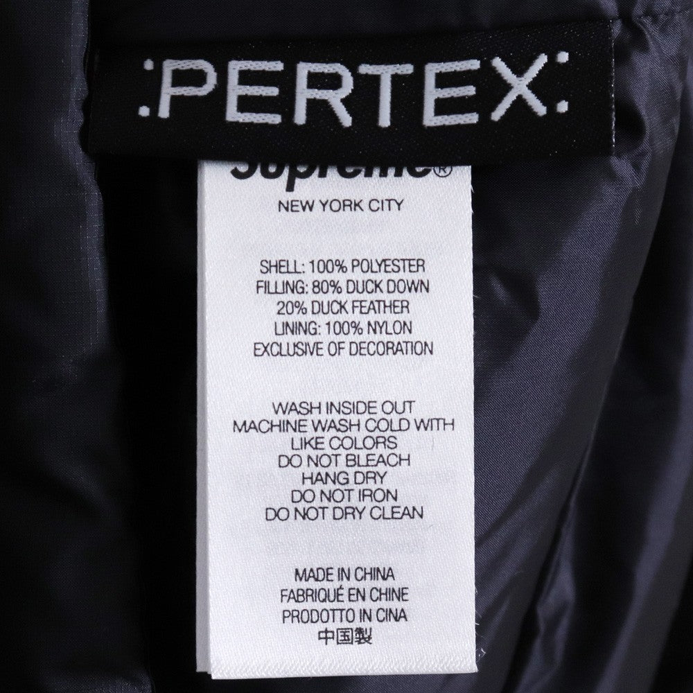 SUPREME 25AW Micro Down Half Zip Hooded Jacket Black Size XL