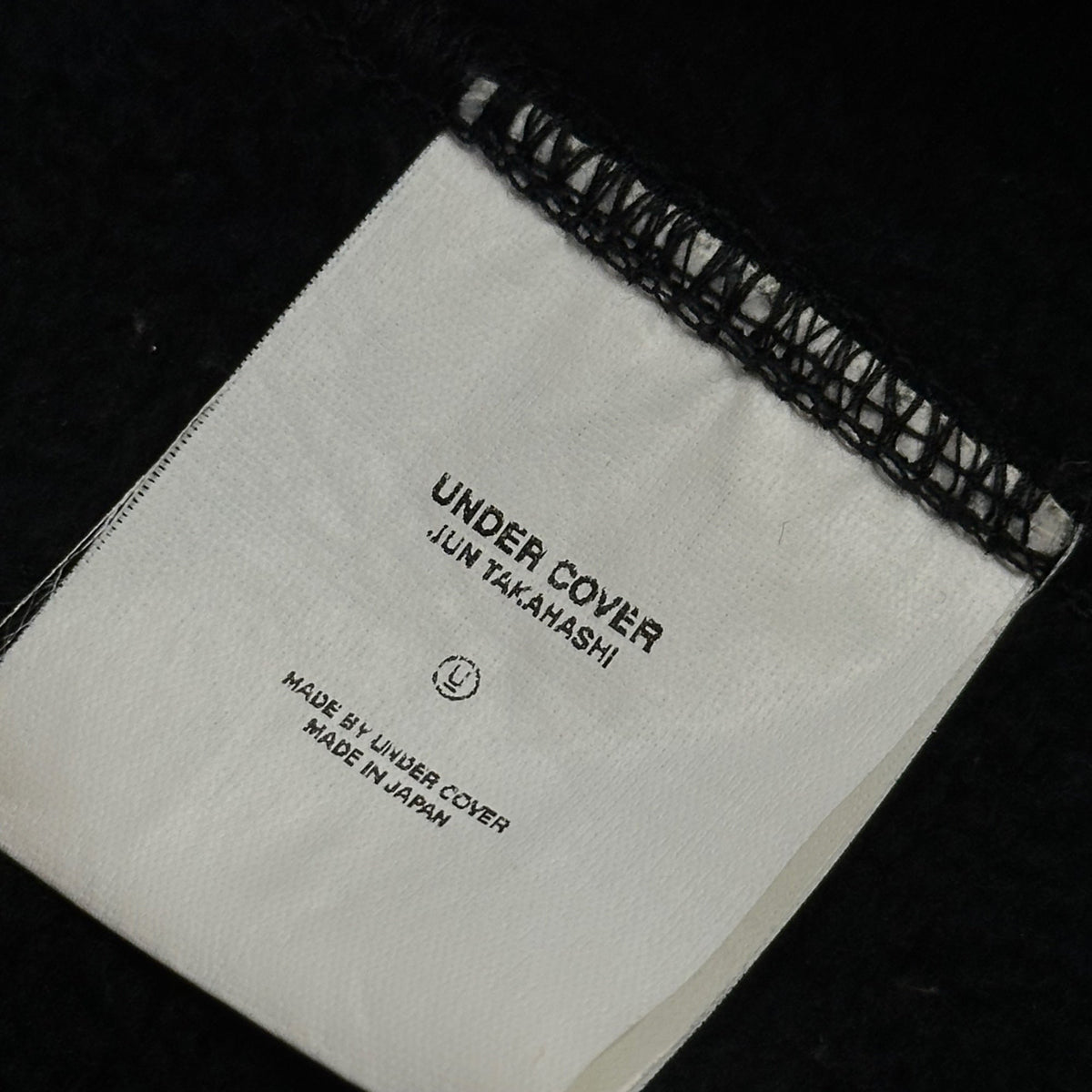 UNDERCOVERISM 03AW Paper Doll Leather Hoodie Black Size M