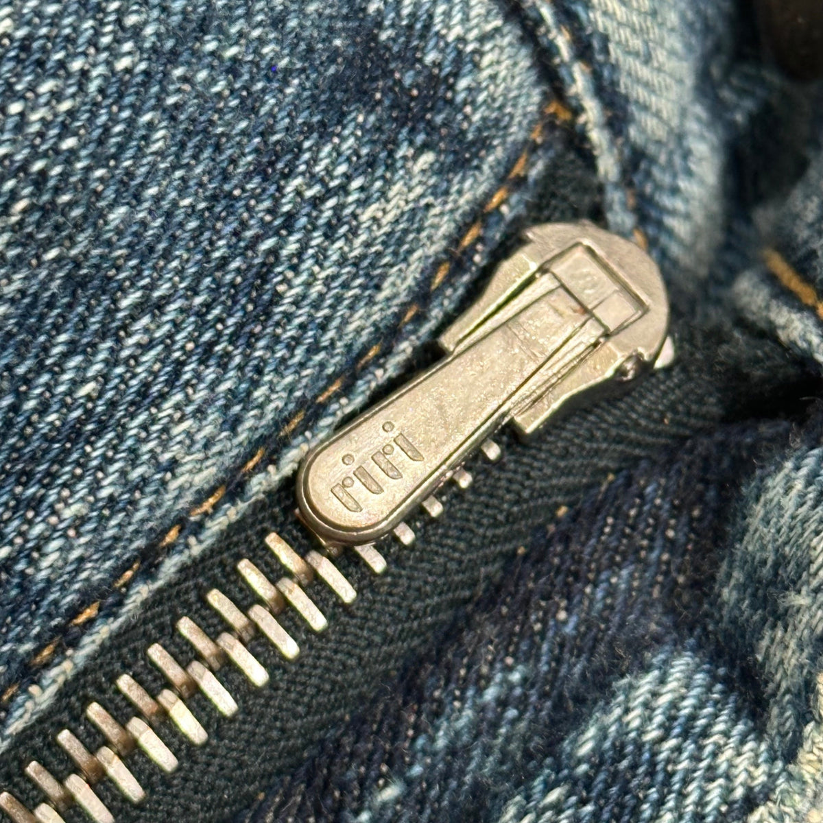NUMBER (N)INE 03AW "TOUCH ME I'M SICK" Patchwork Denim Pants