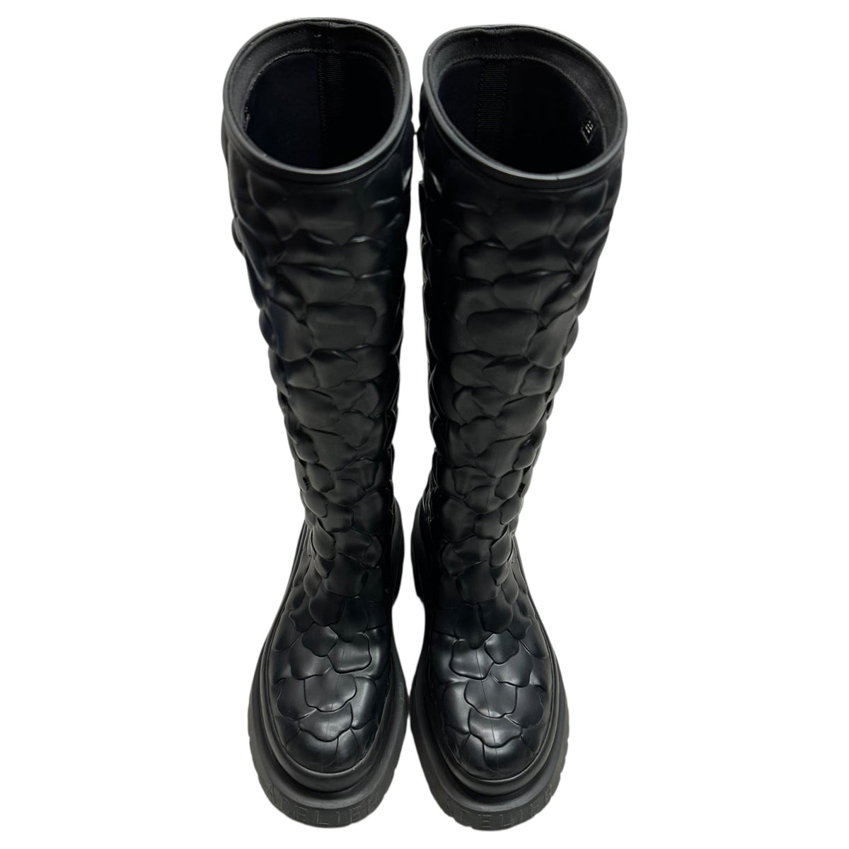 VALENTINO Atelier 03 Rose Rubber Platform Rain Boots Size 38