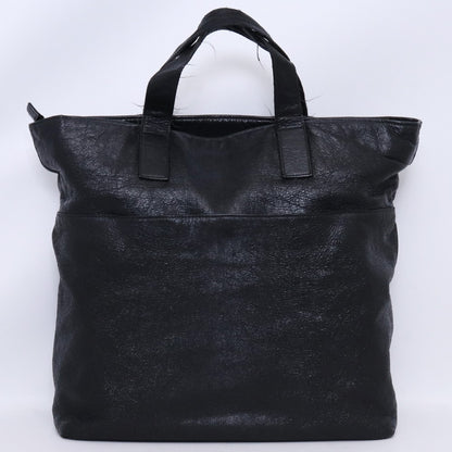 BALENCIAGA × ADIDAS North-South Leather Bag Black Size F