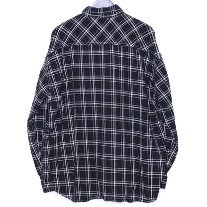 REMI RELIEF Twill Check Shirt Black Size L