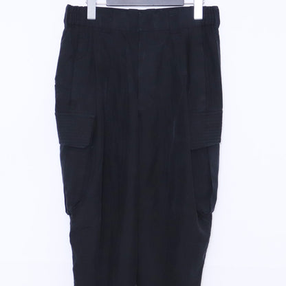 DEVOA 19SS High Density Silk Cropped Cargo Pants Size 1