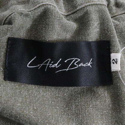 LAID BACK Military Tent Fabric Cargo Pants Khaki Size 2
