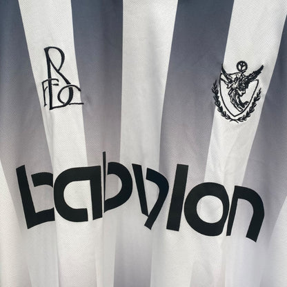 BABYLON BB Long Sleeve SC Football Jersey Black Shirt Size XXL