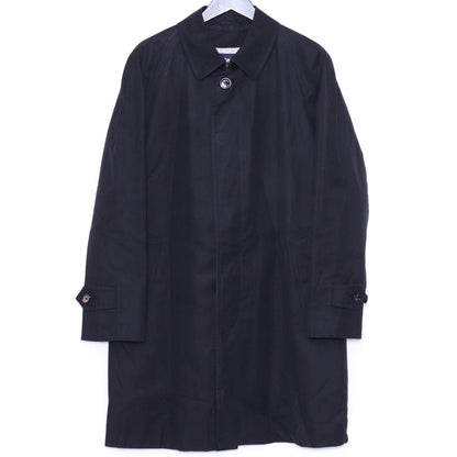 BURBERRY LONDON Balmacaan Coat with Liner Black Size M