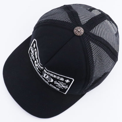 CHROME HEARTS TRUCKER CAP Black Size F