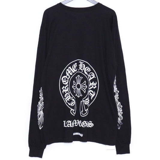 CHROME HEARTS Las Vegas Horseshoe Floral Tee Black Size XL