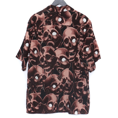 WACKO MARIA 56 TATTOO HAWAIIAN SHIRT Brown Size L