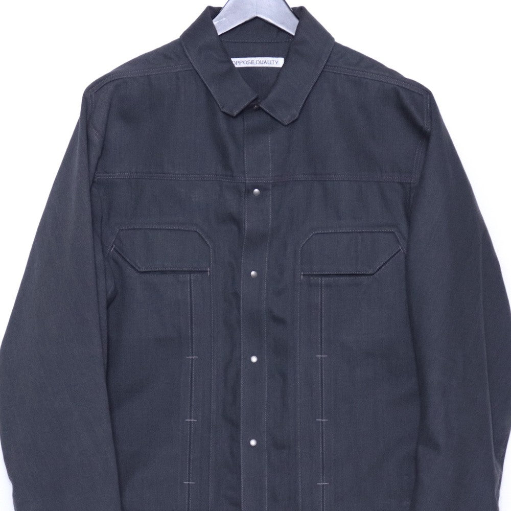 OPPOSE DUALITY 24AW 6-Pocket Panel Denim Jacket Size 48