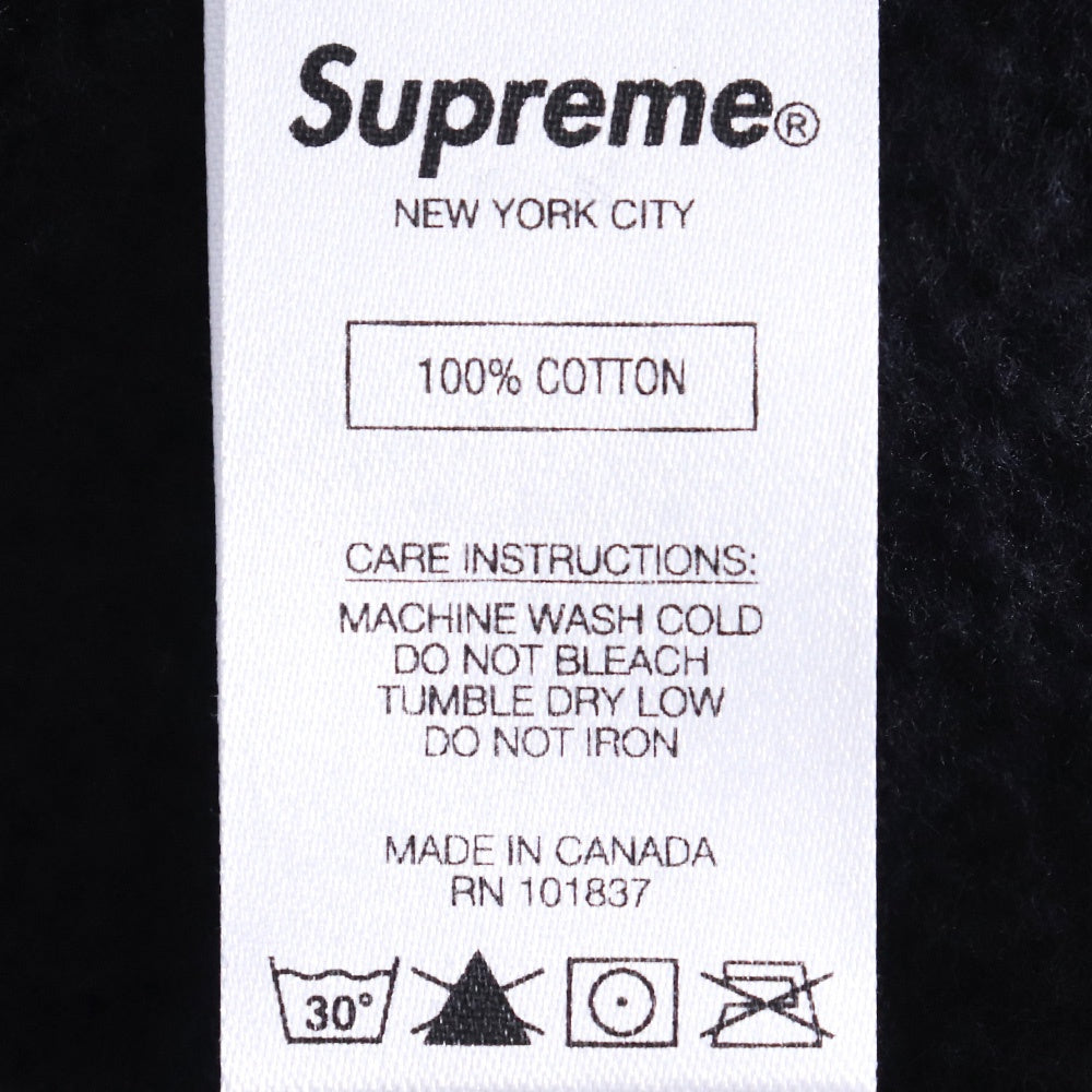Supreme 19AW Bandana Box Logo Hoodie Black Size XL