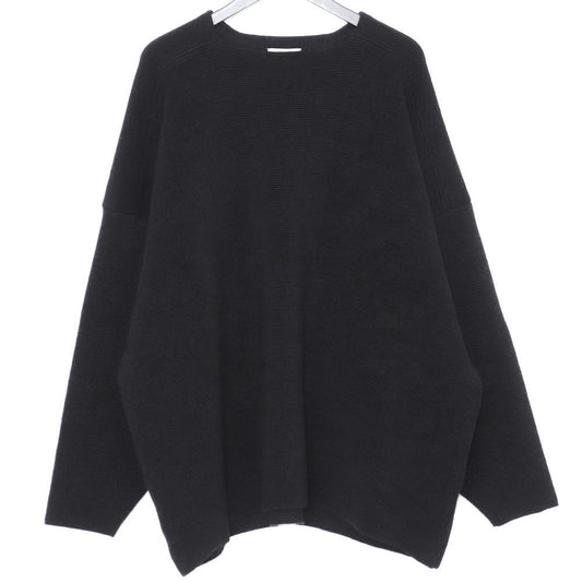 FEAR OF GOD Black Dropped Shoulder Crewneck Sweater Size L