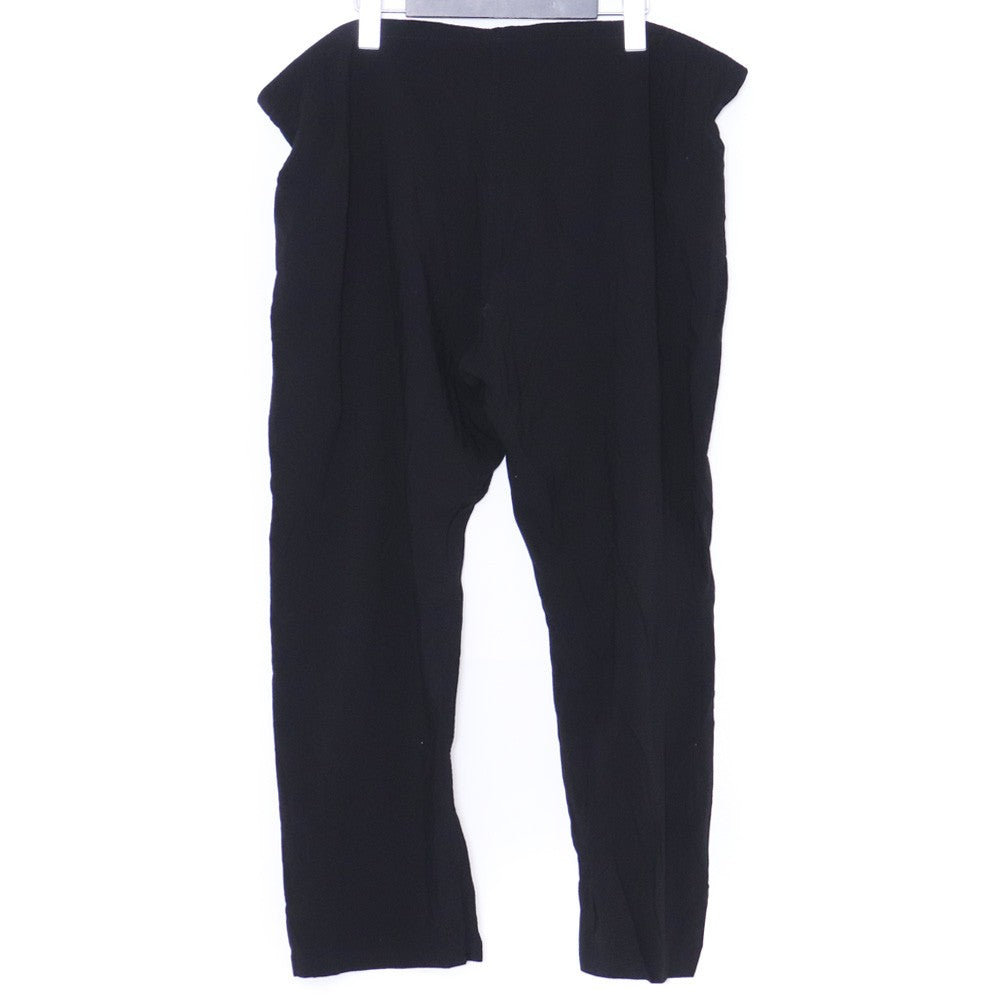 YOHJI YAMAMOTO +NOIR Black Easy Pants Size 1
