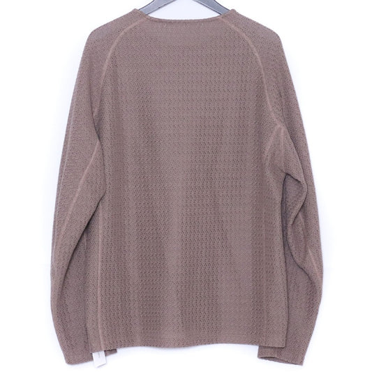 OPPOSE DUALITY 25AW Russel Long Sleeve Knit Beige Size 46