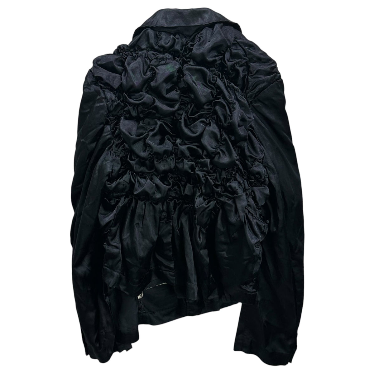 CDG CDG 26SS Gathered Round Collar Jacket Navy Size S